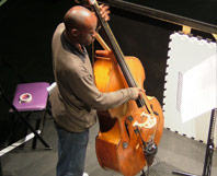 Larry Bartley playing Double Bass